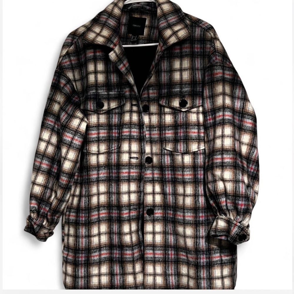Forever 21 Multicolor Plaid Shacket